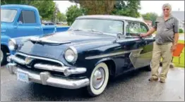  ??  ?? Don Pearce with his 1956 Dodge Regent 2-door hardtop.