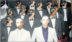  ?? Picture: MShaw
Photograph­y ?? PHANTOMS: Dale College held their matric dance on Saturday and everyone came out dressed to the nines. Pictured
are some of the hosts