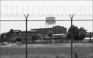  ?? ASSOCIATED PRESS ?? THIS JULY 23, 2014, FILE PHOTO SHOWS AN ARIZONA STATE PRISON in Florence. Rep. Diego Rodriguez, D-Phoenix, has proposed ending Arizona’s 7-year-old practice of hiring private companies to provide health care for its 34,000 prison inmates and instead turn that duty back over to the state.