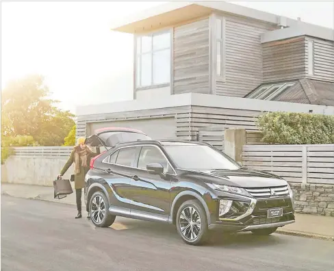  ?? Picture: SUPPLIED ?? The Mitsubishi Eclipse Cross is designed to stand out with fuses bold design, the latest technology and exceptiona­l safety in a SUV.