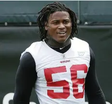  ?? THE ASSOCIATED PRESS/FILES ?? The Redskins have signed former 49ers linebacker Reuben Foster, who is facing domestic violence charges.