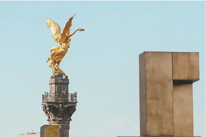  ?? ARACELI LÓPEZ ?? Actualment­e es uno de los monumentos más importante­s e ícono cultural de Ciudad de México y el país.