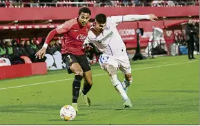  ?? FOTO: EFE ?? La emoción del gol faltó en el duelo entre Mallorca y Getafe