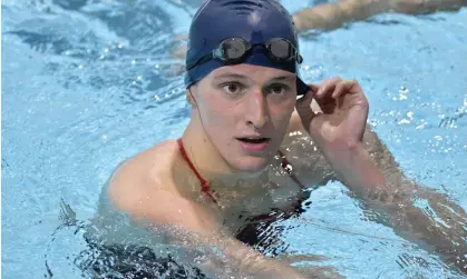  ?? Photograph: Josh Reynolds/AP ?? US swimmer Lia Thomas is taking legal action to compete at the top level once more.