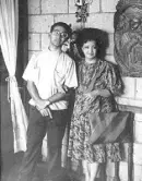  ??  ?? Father Dennis with his mom Imelda.