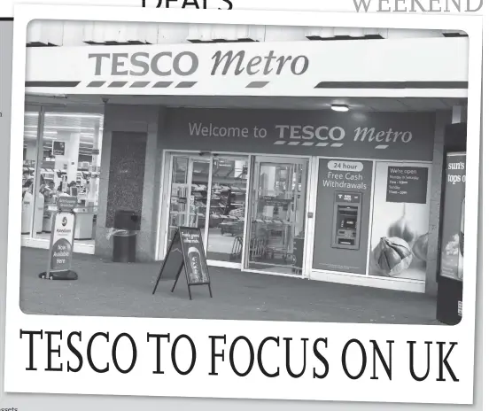  ?? Photo VCG ?? A Tesco Metro store in the UK