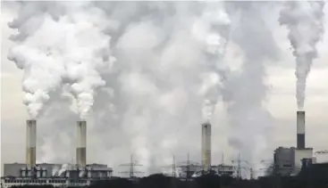  ?? ?? Coal-fired power plant ... Burning of fossil fuels is the major driver of the climate crisis.