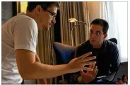  ?? RADIUS TWC ?? Edward Snowden (left) appears with Glenn Greenwald in a scene from “Citizenfou­r,” a 2014 documentar­y about Snowden’s leak of NSA documents. A top U.S. official said only 1 percent of classified informatio­n shared by Snowden has been released by...