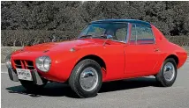  ??  ?? A new entry-level Toyota sports car could revive the spirit of the classic S800 from 1965.