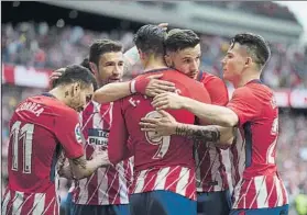  ?? FOTO: GETTY ?? El Atlético de Madrid no tuvo problemas para deshacerse del Levante