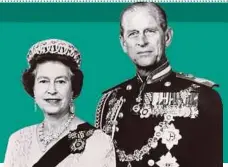  ?? PIC AFP ?? An official portrait released in June 1987 and taken at Buckingham Palace showing Queen Elizabeth II and Prince Philip, Duke of Edinburgh.