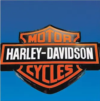  ?? DREAMSTIME ?? Milwaukee-based Harley-Davidson is shifting production of motorcycle­s for the European market from the U.S. to overseas plants.