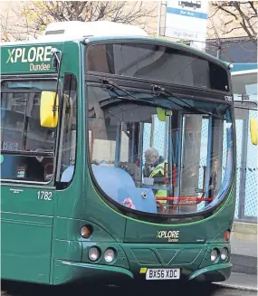  ??  ?? Two Xplore vehicles were targeted by youths throwing stones.