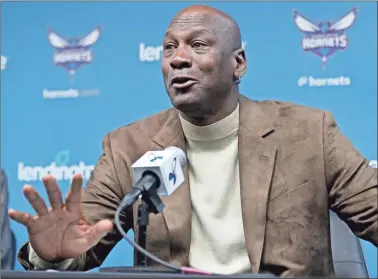  ?? / AP - Chuck Burton ?? For all that he achieved in his vast career as a player, Michael Jordan is achieving another milestone as owner of the Charlotte Hornets, bringing the NBA All-Star game to his home state of North Carolina.