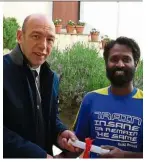  ??  ?? Going further: Former national hockey player S. Selvaraju (right) receiving his FIH Level 3 coaching certificat­e from Italian Hockey Federation vice-president Enrico Medda.