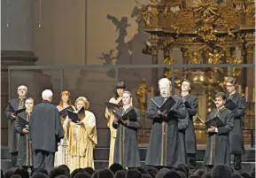  ?? BILD: SN/SN/MICHAEL PÖHNSF/MICHAEL PÖHN ?? Chor der Staatliche­n Kapelle St. Petersburg.