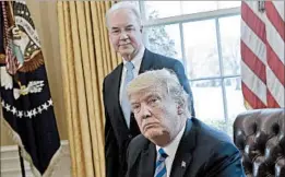  ?? PABLO MARTINEZ MONSIVAIS/AP ?? President Donald Trump says he let Health Secretary Tom Price know of his displeasur­e.