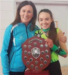  ??  ?? Gymnast of the Year Lauren Morrissey with coach Orla Lee.