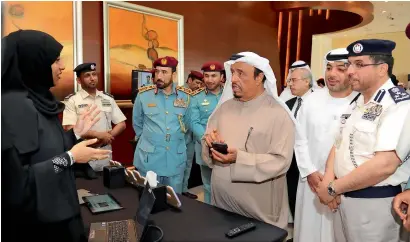  ?? Wam ?? Lt. Gen. Dhahi Khalfan Tamim during the Human Rights Forum organised by the Ministry of Interior in Dubai on Sunday.—