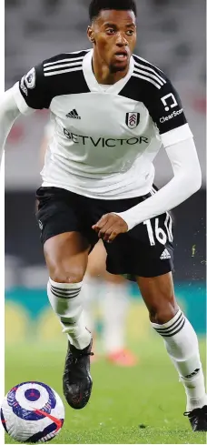  ?? GETTY IMAGES ?? Tosin Adarabioyo, 24 anni, è nato a Manchester. In questa stagione con il Fulham ha disputato 20 gare in Championsh­ip (2 gol)