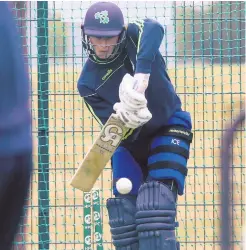  ??  ?? Mixed bag: Lorcan Tucker made his highest score for Ireland after a bad day behind the stumps in the first game against Afghanista­n