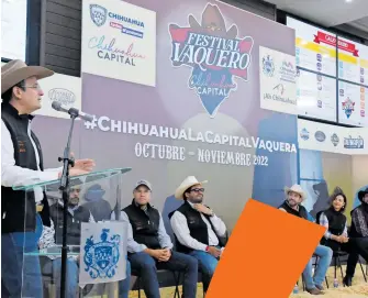  ?? ORACIO CHÁVEZ ?? Se busca posicionar­se como referente nacional de la tradición vaquera