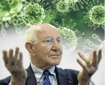  ?? IMAGE: ODT FILES ?? Grim warning . . . Otagoborn virologist Dr Robert Webster says we need a global approach to vaccinatio­n or ‘‘this virus is going to win the battle’’.