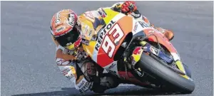  ?? BILD: SN/AP/GLENN NICHOLLS ?? Marc Márquez und Honda bleiben eine Einheit.