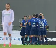  ??  ?? Le altre Da sinistra, il Milan festeggia il passaggio del turno nel derby. La Lazio ha eliminato la Fiorentina con gol di Lulic. A destra, la Juve detentrice del trofeo, giocherà domani contro il Torino