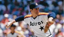  ?? Jonathan Daniel / Getty Images ?? “Facing Nolan” explores the legacy of Nolan Ryan, who pitched for the Astros and three other teams during his 27-year career.