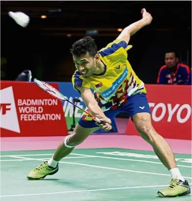  ??  ?? In trouble: Iskandar Zulkarnain Zainuddin is one of the members of the Thomas Cup team that crashed out in the quarter-finals at the Finals last month.