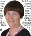  ??  ?? charity boss: Clare Dempsey of St John of God