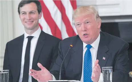  ?? Afp ?? INFLUYENTE. Jared Kushner, yerno del presidente Trump, se reunió con el embajador ruso luego de las elecciones.