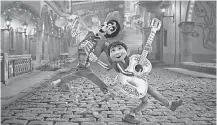  ?? DISNEY/PIXAR ?? “Coco,” which focuses on Mexican culture, is the strongest representa­tion of Latinos among Oscarnomin­ated films this year.