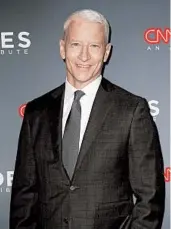  ?? DOMINIK BINDL/GETTY 2018 ?? CNN anchor Anderson Cooper has announced the birth of his son, Wyatt, who was born via surrogate Monday.