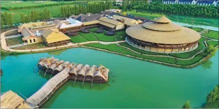  ?? PHOTOS PROVIDED TO CHINA DAILY ?? Wucun, a village to the east of Wuzhen’s Xizha scenic area in Zhejiang province, has become a popular destinatio­n where visitors can experience the farming life.