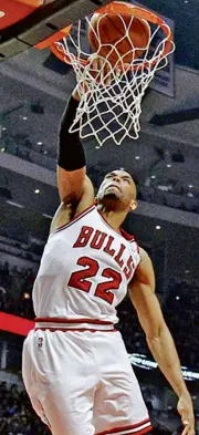  ?? REUTERS ?? TAJ Gibson and the No. 1 seed Chicago Bulls open their playoff run against No. 8 Philadelph­ia 76ers in the Eastern Conference.