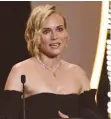  ?? FOTO: AFP ?? Diane Kruger wurde als beste Schauspiel­erin in Cannes ausgezeich­net.