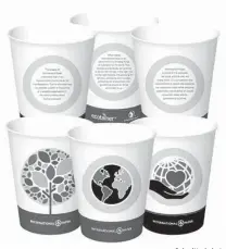  ?? Submitted photo ?? Internatio­nal Paper’s fiber-based ecotainer® cup and food container lines start with paper manufactur­ed here in Texarkana. They are constructe­d using plant-based resin, allowing the product to be composted in many municipal composting center at the end...
