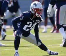  ?? NANcY lANE / HErAlD STAFF FilE ?? LEAVING TOWN? Extending Stephon Gilmore’s deal, which expires after this season, should be a top priority for the Patriots.