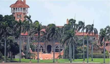  ?? WILFREDO LEE/AP FILE ?? The Republican leaders of Congress either have made the pilgrimage to Mar-a-Lago to see Donald Trump or have stayed away as the party decides its post-Trump future.