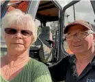  ?? ?? Margaret and Bruce Goodwin discovered the twelve dead sheep on their farm near Ō hingaiti after a weekend away in Feilding.