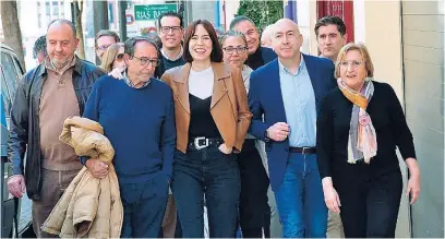  ?? LA RAZÓN ?? Morant ya exhibió su sintonía con el exsenador Ángel Franco en un acto en Alicante en febrero