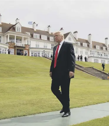  ?? PICTURE: SWNS ?? 0 Turnberry has lost around £43m under Donald Trump’s tenure