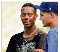  ?? JAYNE KAMIN-ONCEA / GETTY IMAGES ?? “I think it’s a high likelihood he’ll end up in Dayton just based on perfor
mance last year,” Reds GM Dick Williams says of Hunter Greene (above), the team’s 2017 first-round draft pick.