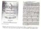  ??  ?? Sheet music from I.F. Clarke’s book Voices Prophesyin­g War