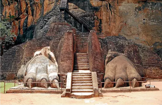  ?? PHOTOS: ISTOCK ?? The Sigiriya Rock fortress looms as a massive 200-metre-high column over the flat plains and commands all attention,