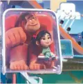  ??  ?? Back in motion: Ralph and pal Vanellope von Schweetz