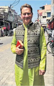  ??  ?? All aboard: Michael Portillo in India