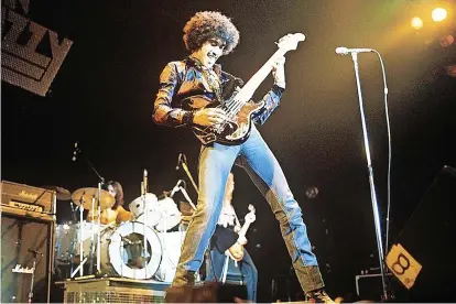  ?? Pictures: GETTY ?? ICONIC: Thin Lizzy were among the performers at the first Isle of Arran festival in 1971. Below, Lottery balls